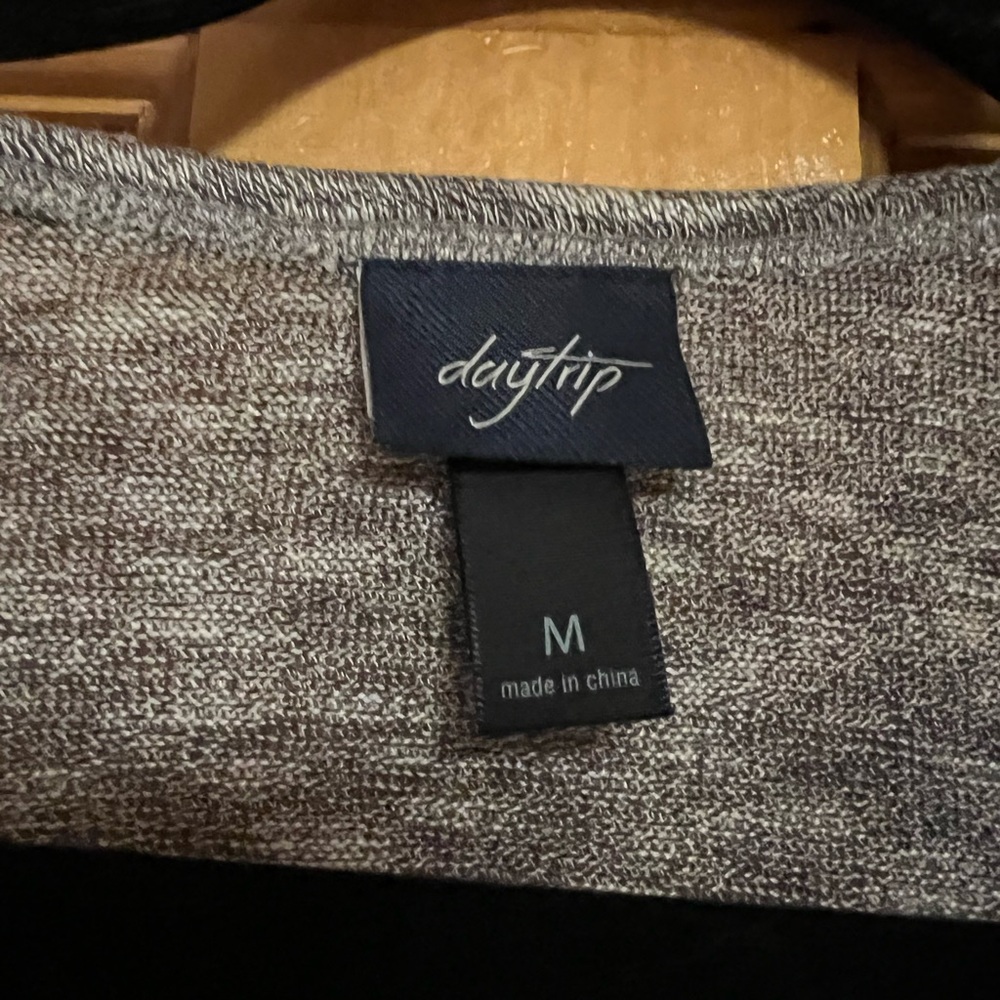 Daytrip Heather Gray Knit Top